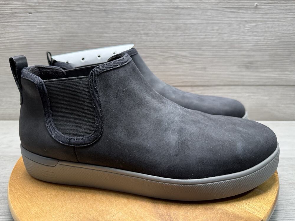 Women 11.5 ROCKPORT Works RK646 Parissa Black Composite Toe Work Slip On Shoes